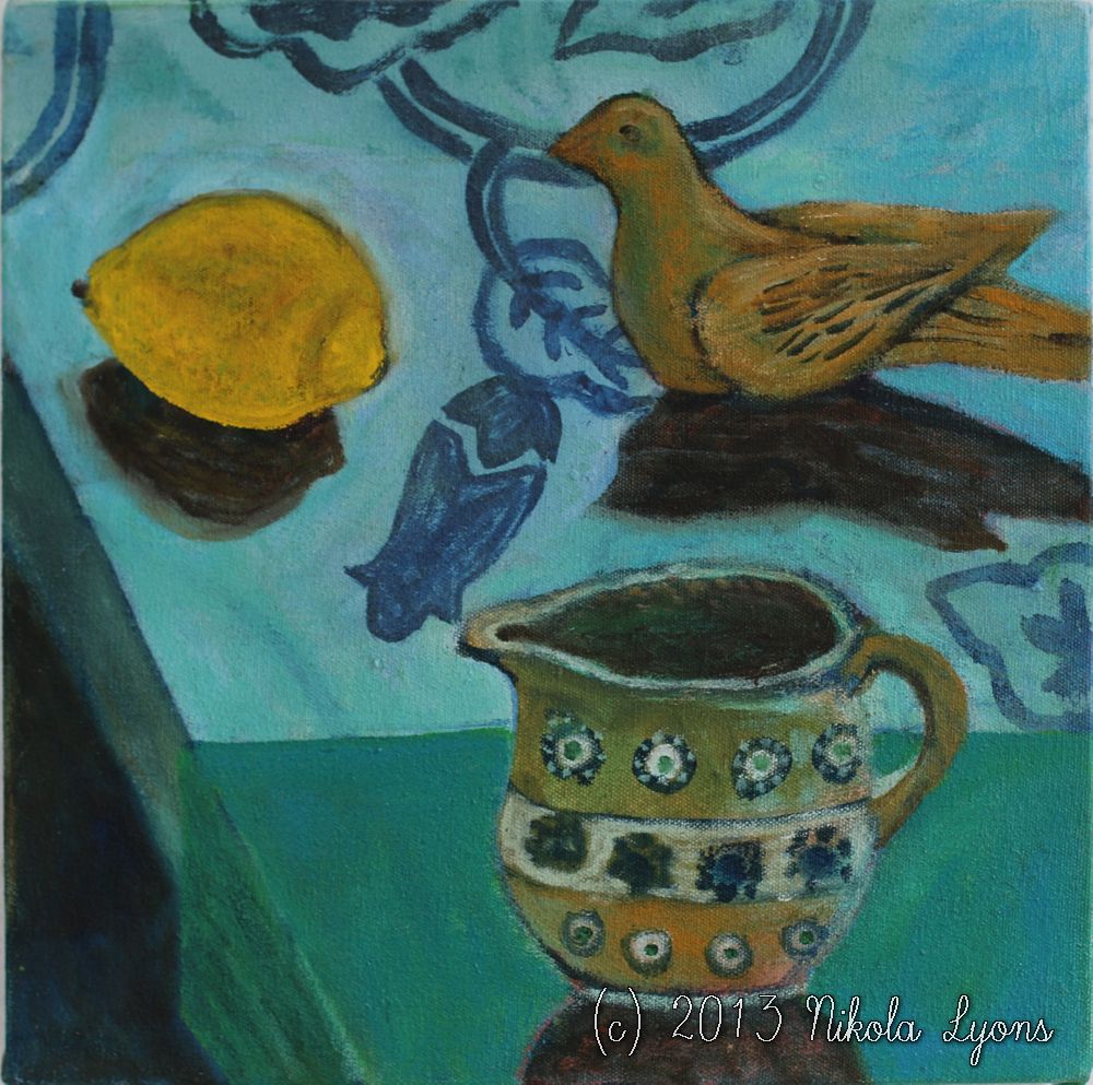 Nikola Lyons:  Bird, Pitcher & Lemon